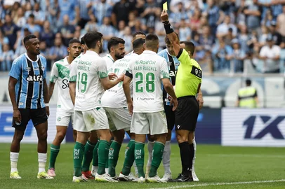 Porto Alegre, RS, Brasil - Grêmio e Juventude se enfrentam em partida válida pelo Campeonato Brasileiro Série A 2025.Indexador: jeff botega<!-- NICAID(16154255) -->