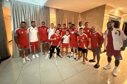 Inter recebeu torcedores em Florianópolis