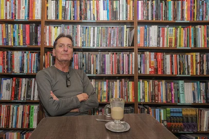 CAXIAS DO SUL, RS, BRASIL. 16-09-2025. Ernani Carraro, amigo do Livro, em pauta para o Almanaque.<!-- NICAID(16125673) -->