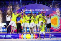 Brasil campeão da Copa do Mundo de Futebol de Areia - Foto: FIFA/Divulgação<!-- NICAID(16034868) -->