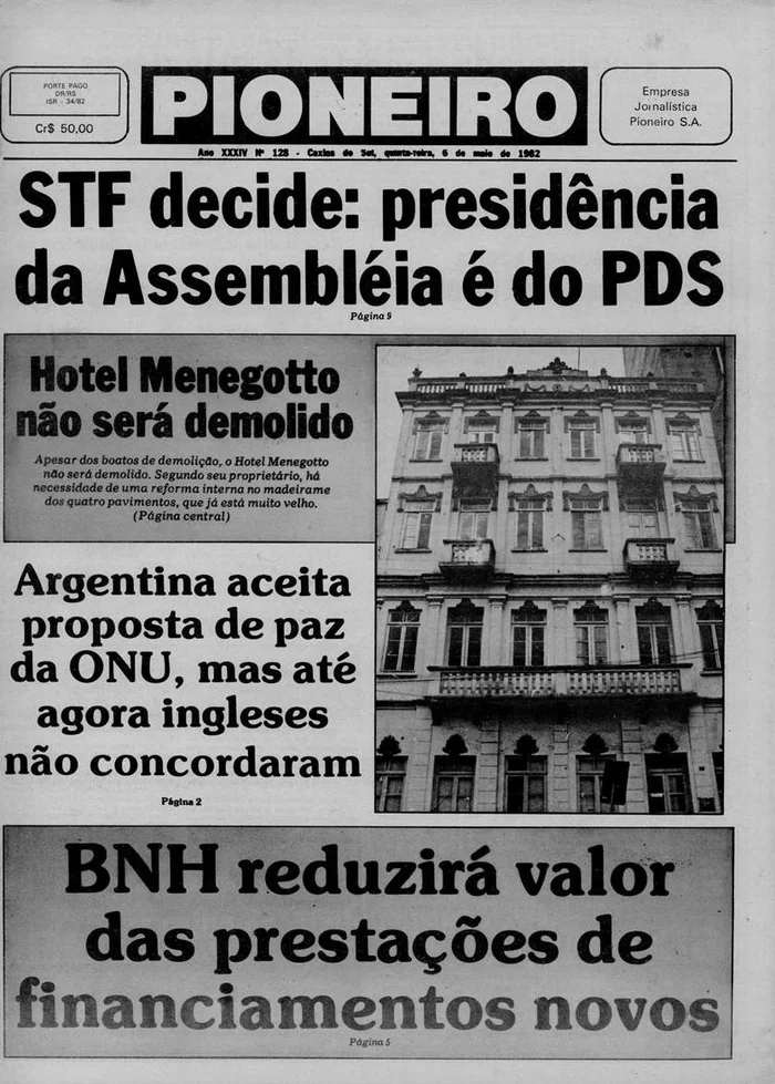 Jornal Pioneiro / reprodução