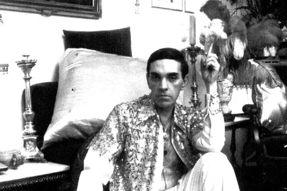 Dyrson Cattani (1929-2006) em seu atelier.<!-- NICAID(15354071) -->