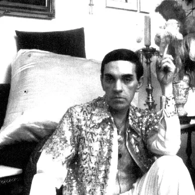 Dyrson Cattani (1929-2006) em seu atelier.<!-- NICAID(15354071) -->