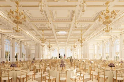 Como será o salão de baile bilionário que Trump vai construir na Casa Branca<!-- NICAID(16094176) -->
