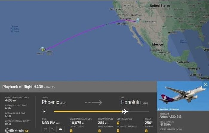 Flightradar24 / Divulgação