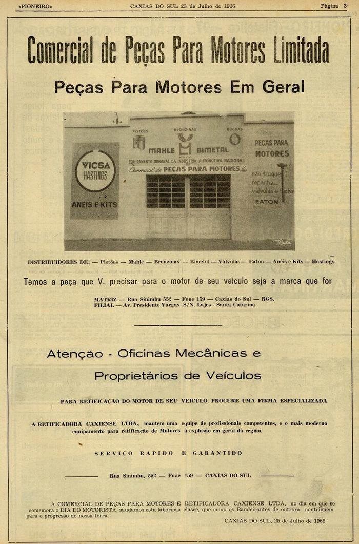 Jornal Pioneiro / reprodução Jornal Pioneiro / reprodução