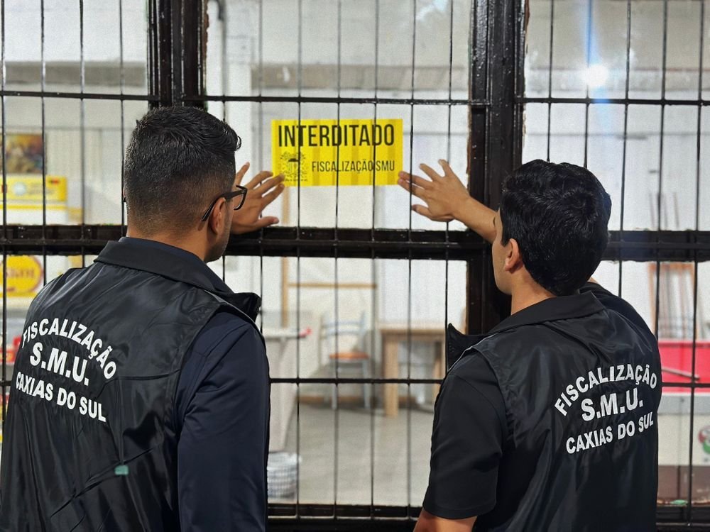 Dois estabelecimentos s&atilde;o interditados em opera&ccedil;&atilde;o de fiscaliza&ccedil;&atilde;o em Caxias do Sul