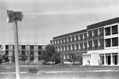 Hotel localizado na praia de Xangri-Lá, no litoral norte gaúcho, em 1976.-#ENVELOPE: 118101<!-- NICAID(14410213) -->