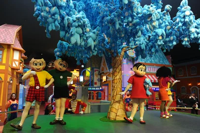 GRAMADO, RS, BRASIL, 17/10/2022. + Serra: matéria especial sobre os investimentos de parques e atrações temáticas na serra gaúcha. A reportagem foi conhecer o parque temático Vila da Mônica, inaugurado na última semana, em Gramado. (Bruno Todeschini/Agência RBS)<!-- NICAID(15239837) -->