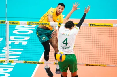 Maurício Val / Fotoclic/CBV/Divulgação Darlan, vôlei, Brasil