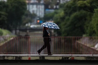 Porto Alegre, RS, Brasil, 09-03-2025:Tempo: chuva no domingo. Foto: Renan Mattos / Agência RBS<!-- NICAID(15991965) -->
