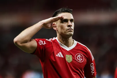 PORTO ALEGRE, RS , BRASIL, 25-01-2026: Internacional x Grêmio, clássico GRE-NAL número 449, válido pela quinta rodada do Gauchão 2026, realizado no estádio Beira-Rio. Foto: Renan MAttos/Agência RBS<!-- NICAID(16211470) -->