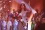 Miss India, Harnaaz Sandhu, is crowned Miss Universe during the 70th Miss Universe beauty pageant in Israel's southern Red Sea coastal city of Eilat on December 13, 2021. (Photo by Menahem KAHANA / AFP)<!-- NICAID(14966620) -->