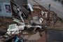 Porto Alegre, RS, Brasil, 02-05-2024: Ferragem destruída e via coberta de lama após alagamento na avenida Otto Niemeyer com rua Arroio Grande, na zona sul. Foto: Mateus Bruxel / Agência RBS<!-- NICAID(15751107) -->