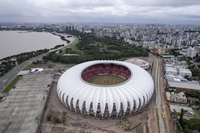 PORTO ALEGRE, RS, BRASIL - 13/05/2024 - Estádio Beira-rio e CT do Internacional. FOTO: JEFFERSON BOTEGA, AGÊNCIA RBS<!-- NICAID(15762496) -->