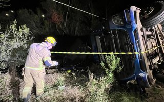 Acidente envolvendo caminhão em Vacaria<!-- NICAID(16154379) -->