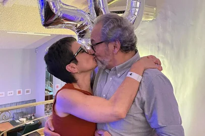 Sandra Annenberg relembra que conheceu marido, Ernersto Paglia, no "Fantástico"<!-- NICAID(15516693) -->