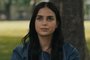 Melissa Barrera no filme Pânico VI (2023). Atriz teria sido demitida da sequência após declarações pró-Palestina.<!-- NICAID(15605152) -->