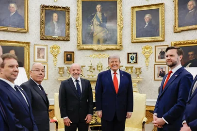 07.05.2026 - Presidente da RepÃºblica, Luiz InÃ¡cio Lula da Silva, durante Encontro com o Presidente dos Estados Unidos, Donald Trump.â¨Casa Branca, Washington, D.C.Fotos: Ricardo Stuckert / PR<!-- NICAID(16280699) -->