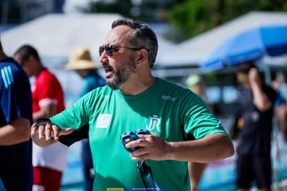 Régis Mencia, head-coach de natação do Recreio da Juventude<!-- NICAID(16354907) -->