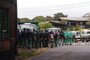 CAXIAS DO SUL, RS, BRASIL (17/06/2021)Protesto de trabalhadores da Codeca. (Antonio Valiente/Agência RBS)<!-- NICAID(14811493) -->