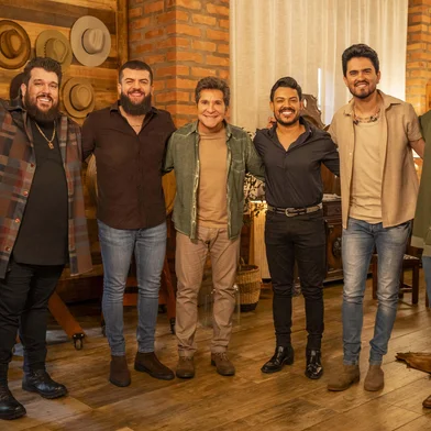 ‘Viver Sertanejo’ celebra o Dia Nacional do Sertanejo com Cê Tá Doido e Filipe BragançaDaniel, Grupo Cê Ta Doido e Felipe BragançaGlobo/ Mauricio Fidalgo<!-- NICAID(16276336) -->