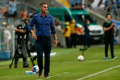 PORTO ALEGRE, RS, BRASIL,  13/02/2022- Grêmio x Juventude: jogo da sexta rodada do Gauchão, equipes duelam nesse domingo, na Arena. Foto: Marco Favero / Agencia RBS<!-- NICAID(15015415) -->