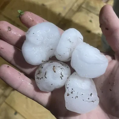 Município de São Nicolau foi atingido por chuva de granizo na noite desta terça-feira (3)<!-- NICAID(15559066) -->