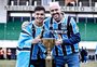 Filho de campeão da América, jovem mira seguir os passos do pai no Grêmio: "Sonho com títulos"