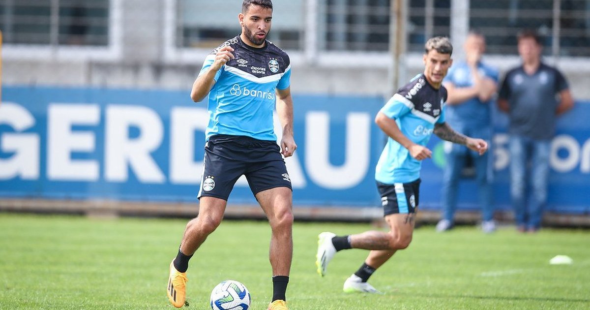 Grêmio prepara retorno de Pepê para jogo contra o Atlético-MG