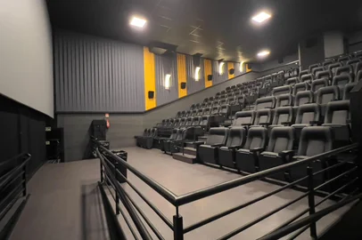 IMW Comunicação / Divulgação Carazinho, 22/09/2025. Sala de cinema do Cine Lúmine onde será exibido o Festival de Cinema de Carazinho. Foto: IMW Comunicação / Divulgação<!-- NICAID(16135140) -->