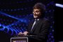 Legislator and presidential candidate for the La Libertad Avanza party, Javier Milei, is pictured during the presidential debate in Santiago del Estero, Argentina, on October 1, 2023, ahead of the October 22 presidential election. (Photo by Tomas Cuesta / POOL / AFP)<!-- NICAID(15556865) -->