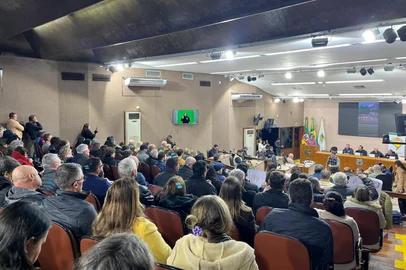 Em audiência pública, moradores de Monte Bérico e prefeitura pedem sensibilidade ao Estado para alterar projeto da CSG e viabilizar construção de viaduto na RS-122, em Caxias do Sul.No Plenário da Câmara de Vereadores, comunidade protestou e foi ouvida pelo diretor da concessionária; reunião não teve a presença de representantes do governo estadual<!-- NICAID(16287995) -->