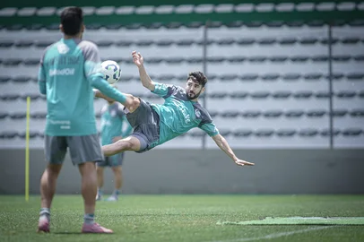 Treino do Juventude para a sequência da Série A. Na foto, o atacante Gabriel Taliari.<!-- NICAID(16169318) -->