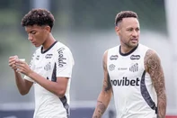 Robinho Jr e Neymar<!-- NICAID(16277994) -->
