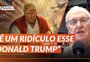 Trump diz que Papa Leão XIV é "fraco" e publica imagem gerada com IA que causa polêmica