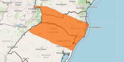 Tocantins alerta para temporais com granizo nos próximos dias