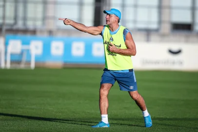 Treino GremioTreino do Grêmio. Na foto, Renato Portaluppi. - Foto: Lucas Uebel/Grêmio FBPA/DivulgaçãoEditoria: SPOLocal: Porto AlegreIndexador: Lucas UebelSecao: futebolFonte: Gremio.netFotógrafo: Treino Gremio<!-- NICAID(15442515) -->