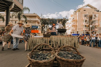 A 15ª Festa Nacional da Vindima de Flores da Cunha celebra o centenário de emancipação política. Para contar a história da cidade um desfile de alegóricos será atração e, poderá ser acompanhando pela comunidade no mesmo padrão realizado nas primeiras edições. O público terá três oportunidades para assistir o desfile, no dia 25 de fevereiro, às 15h, dia 2 de março, às 19h30min e, no domingo, às 10h.  <!-- NICAID(15661370) -->