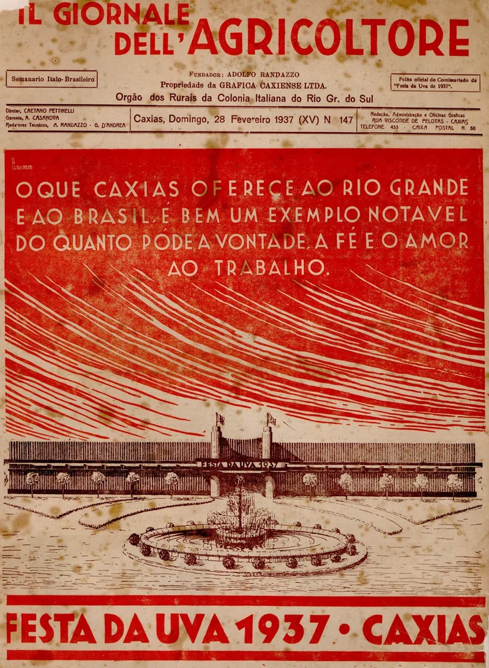 Jornal Il Giornale dell Agricoltore / reprodução Jornal Il Giornale dell Agricoltore / reprodução