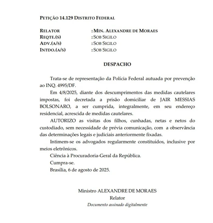 Supremo Tribunal Federal (STF) / Reprodução Supremo Tribunal Federal (STF) / Reprodução