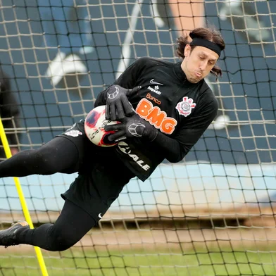 Imagem Nº 176409 - Foto: Rodrigo Coca/Agência Corinthians  Atividade da tarde desta segunda-feira (01/03/2021), no CT Dr. Joaquim Grava. Na foto: Cássio<!-- NICAID(14726378) -->