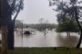 12/09/2023 - PEDRO OSÓRIO, RS, BRASIL - Situação do Rio Piratini, entre a manhã e a tarde desta terça-feira (12). FOTO: PREFEITURA MUNICIPAL DE PEDRO OSÓRIO, FACEBOOK, REPRODUÇÃO<!-- NICAID(15538374) -->