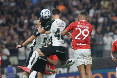 Corinthians vs Internacional na NeoQuimica Arena pelo Brasileirão Série A 2025 - Foto: Ricardo Duarte/SC Internacional/DivulgaçãoIndexador: ricardo duarte<!-- NICAID(16029390) -->