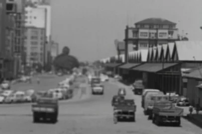 Print de filme da Leopoldis-Som em 1970Avenida Mauá, ainda sem o muro<!-- NICAID(15436679) -->