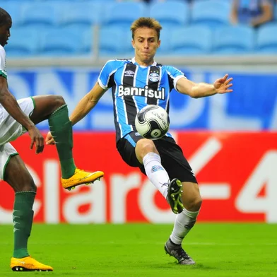 PORTO ALEGRE, RS, BRASIL - 03.04.2016 : Grêmio enfrenta o Juventude pela 13ª rodada do Campeonato Gaúcho, na estádio Arena. Jogador Bressan (FOTO: ANDRÉ ÁVILA/Agência RBS, Editoria Esporte)<!-- NICAID(12115008) -->