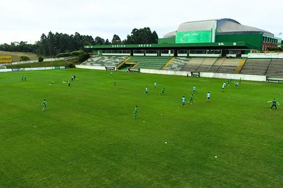 Arena do Gaúcho antes da estreia na Divisão de Acesso