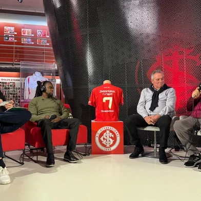 Luciano Périco, Tinga, Abel Braga e Zé Alberto Andrade