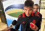 Preocupação no Inter: Rochet se lesiona e não joga o segundo tempo diante do Flamengo