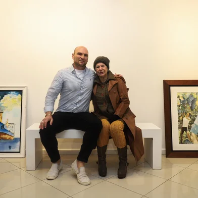 CAXIAS DO SUL, RS, BRASIL. 02.07.2025. Inspirada no comportamento humano, a exposição Nobres Virtudes, dos artistas visuais Diego Boschetti e Genoveva Parmeggiani Finkler, estreia nesta quinta-feira (3), na Galeria Municipal de Arte Gerd Bornheim.Indexador: Bruno Todeschini<!-- NICAID(16071754) -->